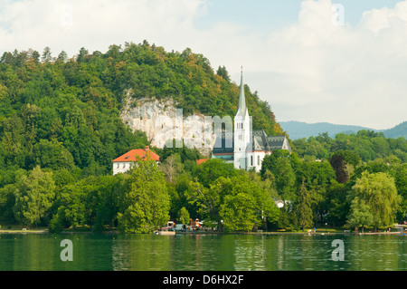St.-Martins Kirche, Bled, Slowenien Stockfoto