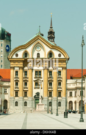 Ursulinen-Kirche der Heiligen Dreifaltigkeit, Ljubljana, Slowenien Stockfoto