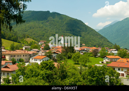 Volce, Soca-Tal, Slowenien Stockfoto