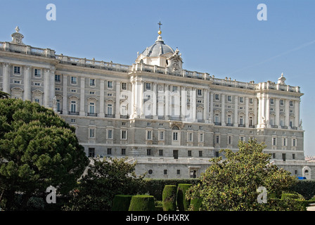 Palacio Real von Sabatini Gärten, Madrid, Spanien Stockfoto