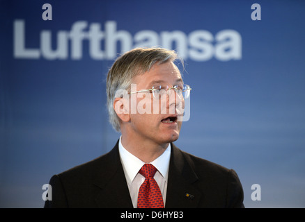 Berlin, Deutschland, Lufthansa CEO Christoph Franz Stockfoto