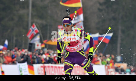 Französische Biathletin Französische Biathletin