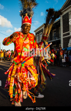 Karneval in Basseterre, St. Kitts, St. Kitts und Nevis, Leeward-Inseln, West Indies, Karibik, Mittelamerika Stockfoto