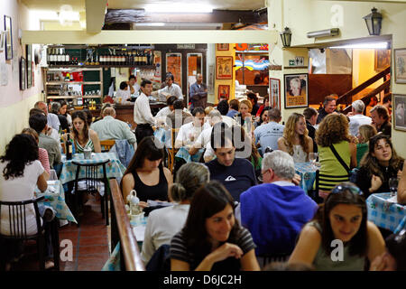 Einem anstrengenden Steak House in Buenos Aires, Argentinien, 17. November 2008. Foto: Jan Woitas Stockfoto