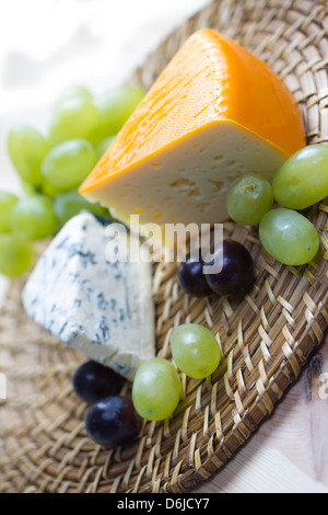 feine Käseauswahl Stockfoto