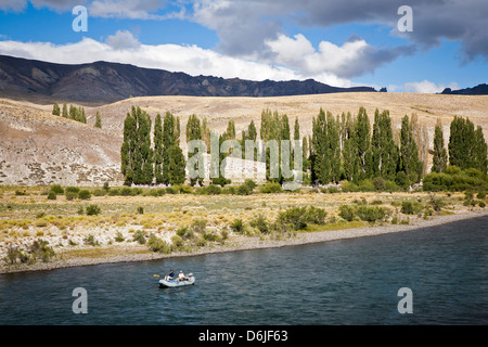 Blick über die Limay River in den Lake District, Patagonien, Argentinien, Südamerika Stockfoto