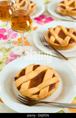 Pastiera, italienische (neapolitanische) Ostern Kuchen, Neapel, Kampanien, Italien, Europa Stockfoto