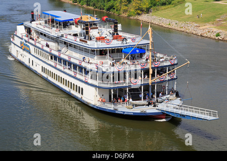 General Jackson Riverboat, Nashville, Tennessee, Vereinigte Staaten von Amerika, Nordamerika Stockfoto