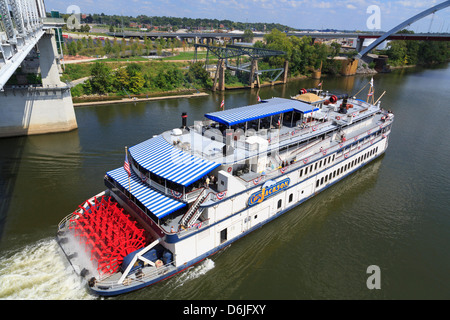 General Jackson Riverboat, Nashville, Tennessee, Vereinigte Staaten von Amerika, Nordamerika Stockfoto