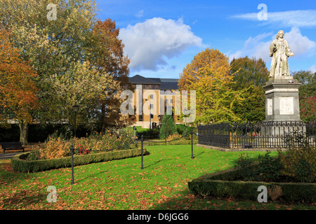 Isaac Watts Statue im West Park, Southampton, Hampshire, England, Vereinigtes Königreich, Europa Stockfoto