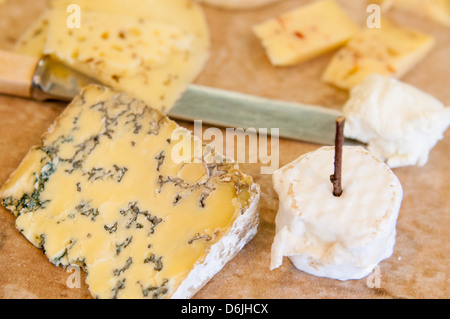 Käse am Bauernhof Haus natürliche Käse Fabrik, Agassiz, Britisch-Kolumbien, Kanada, Nordamerika Stockfoto