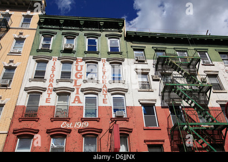 Restaurant, wenig Italien, Manhattan, New York City, Vereinigte Staaten von Amerika, Nordamerika Stockfoto