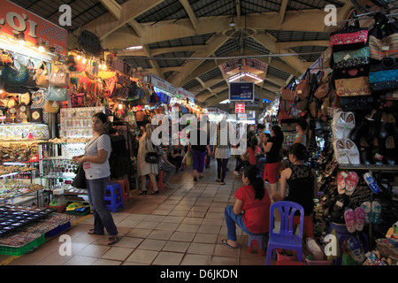 Ben-Thanh-Markt, Ho-Chi-Minh-Stadt (Saigon), Vietnam, Indochina, Südostasien, Asien Stockfoto