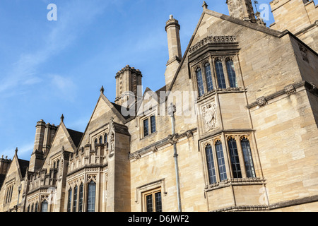 Studentisches Wohnen in Magdalen College, Oxford, Oxfordshire, England, Vereinigtes Königreich, Europa Stockfoto