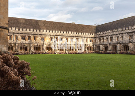 Kreuzgang des Magdalen College, Oxford, Oxfordshire, England, Vereinigtes Königreich, Europa Stockfoto