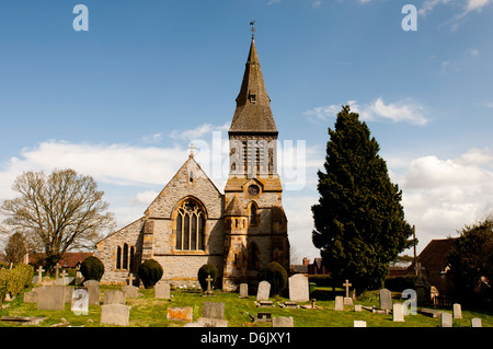 St.-Andreas Kirche, Temple Grafton, Warwickshire, UK Stockfoto