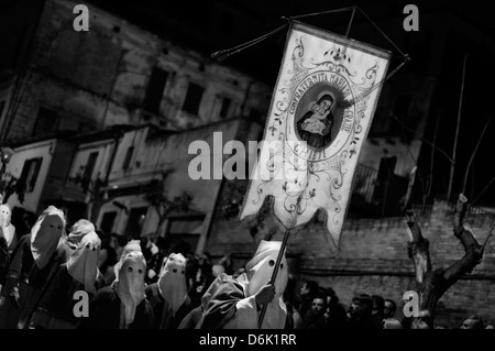 Chieti, Italien - Karfreitags-Prozession. Stockfoto