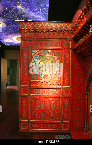 Mittelalterliche Wasseruhr in Istanbul Museum of the History of Science and Technology in Islam, Türkei Stockfoto