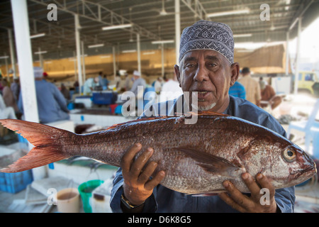 Muscat Fisch Markt, Muscat, Oman, Naher Osten Stockfoto