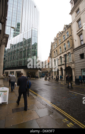 Börse Tower, 125 Old Broad Street, London. Turnbull & Asser Schneider Stockfoto