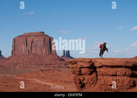 Monument Valley Navajo Tribal Park, Utah, Vereinigte Staaten von Amerika, Nordamerika Stockfoto