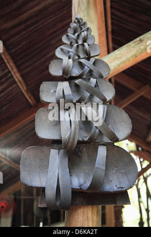 Kautschuk Sandalen aus Autoreifen, Cu Chi Tunnel, Ho-Chi-Minh-Stadt (Saigon), Vietnam, Indochina, Südostasien, Asien Stockfoto