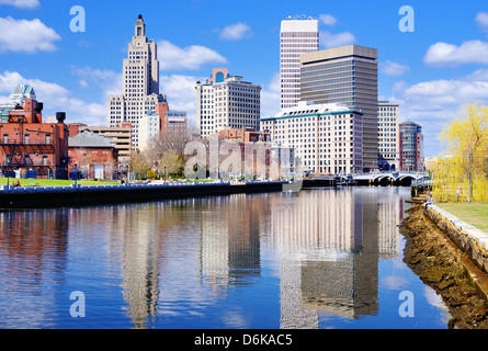 Providence, Rhode Island war eine der ersten Städte in den Vereinigten Staaten gegründet. Stockfoto