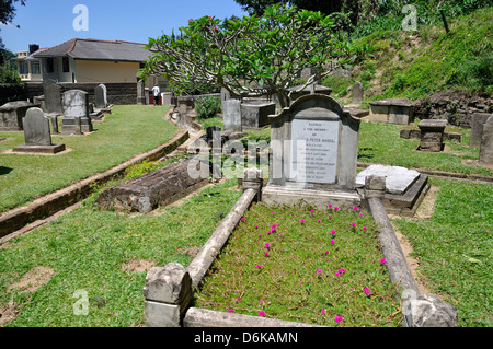 Britische Garnison Friedhof, Kandy, Sri Lanka Stockfoto