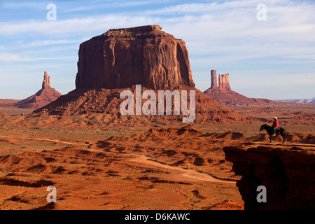 Adrian, letzte Cowboy von Monument Valley, Utah, Vereinigte Staaten von Amerika, Nordamerika Stockfoto