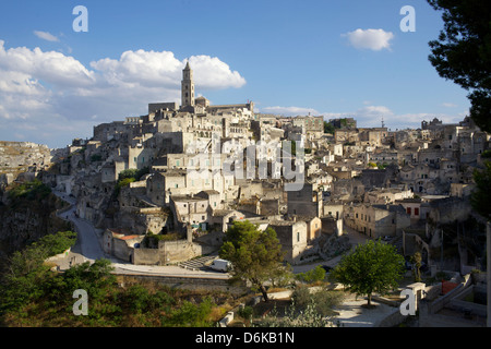 Ansicht von Matera aus der Kirche, Matera, Basilikata, Italien, Europa Stockfoto