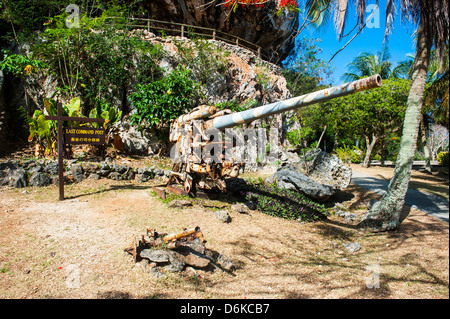 Letzten japanischen Command Post aus dem zweiten Weltkrieg, Saipan, Nördliche Marianen, Central Pacific, Pazifik Stockfoto