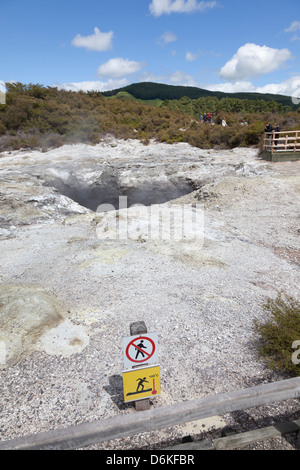 Wai-O-Tapu Geothermal Reserve Rotorua, Neuseeland Stockfoto