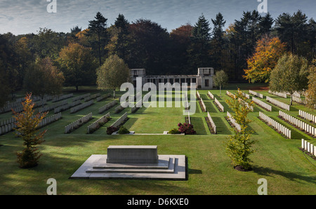 Polygon Holz Gedenkstätten, Ypern, Belgien Stockfoto