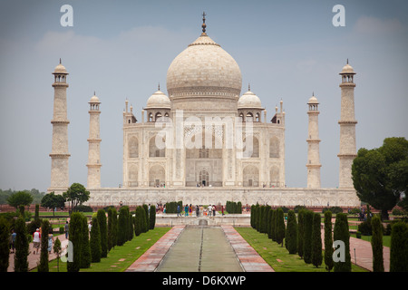 Taj Mahal von Süden gesehen Stockfoto