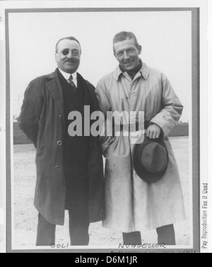 04-02416 Francois Coli und Französisch Air Service Leutnant Charles Eugene Jules Marie Nungesser Stockfoto