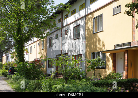 Berlin, Deutschland, Stadthäuser in der Wald-Siedlung Zehlendorf Stockfoto