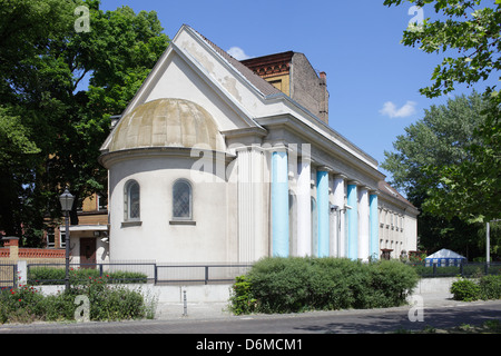 Berlin, Deutschland, die von Alexander Beer Synagoge Fraenkelufer gebaut wurde Stockfoto