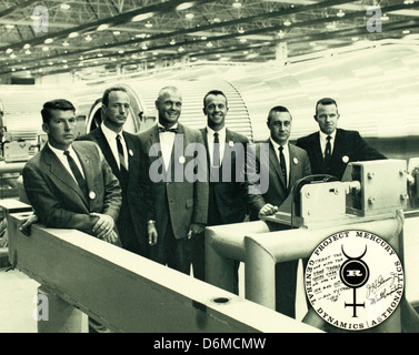 General Dynamics Convair Astronautics Mercury Astonauts Stockfoto