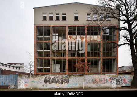 Berlin, Deutschland, freie Fabrikgebaeude in Berlin-Adlershof Stockfoto