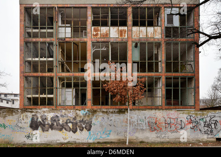 Berlin, Deutschland, freie Fabrikgebaeude in Berlin-Adlershof Stockfoto