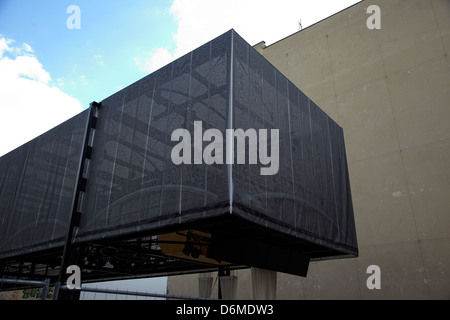 Berlin, Deutschland, das BMW Guggenheim Lab in Pfeffersberg im Prenzlauer Berg Stockfoto