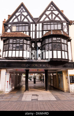 Der alte George Mall in Salisbury, Wiltshire, England, Großbritannien, Uk Stockfoto