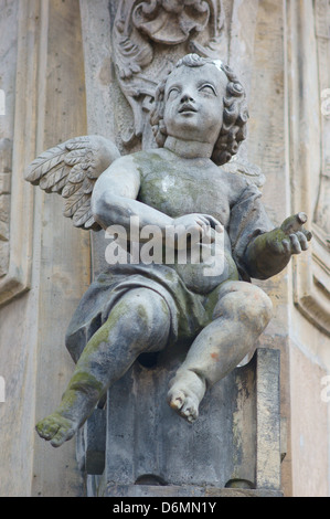 Cherub Barocco Skulptur geringeren Schlesien Breslau Polen Stockfoto