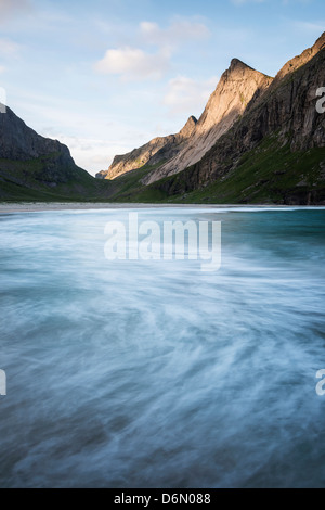 Horseid Strand, Lofoten Inseln, Norwegen Stockfoto