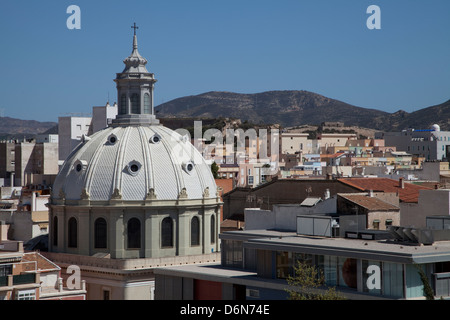 Die Kuppel des La Iglesia De La Caridad, Cartagena, Spanien Stockfoto