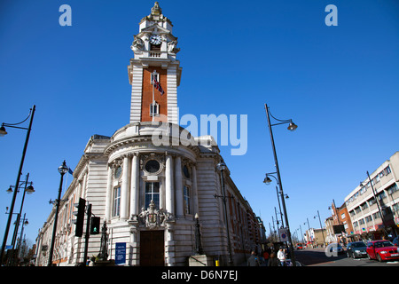 Lambeth Uhrturm des Rathauses in Brixton - London-UK Stockfoto