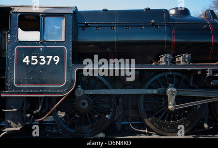 Nostalgische Dampfzüge auf der Brunnenkresse-Linie in Hampshire Stockfoto