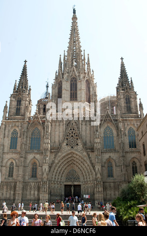 Barcelona Kathedrale, Spanien, Europa Stockfoto