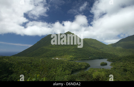 Laudat, Dominica, der Süßwassersee im Morne Trois Pitons National Park Stockfoto