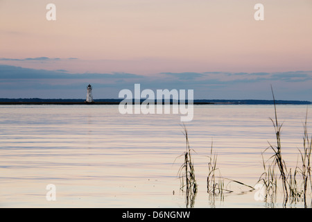 Alter Leuchtturm auf Cockspur Island, Georgia, USA Stockfoto